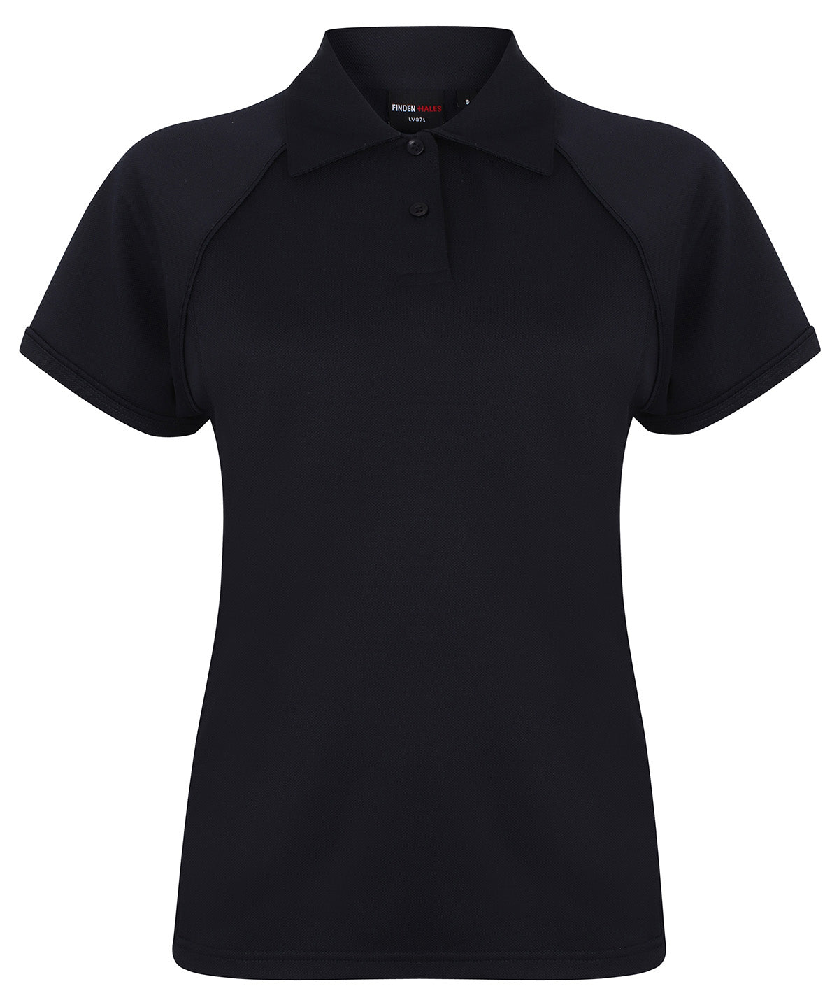 Womens piped performance polo | navy/navy