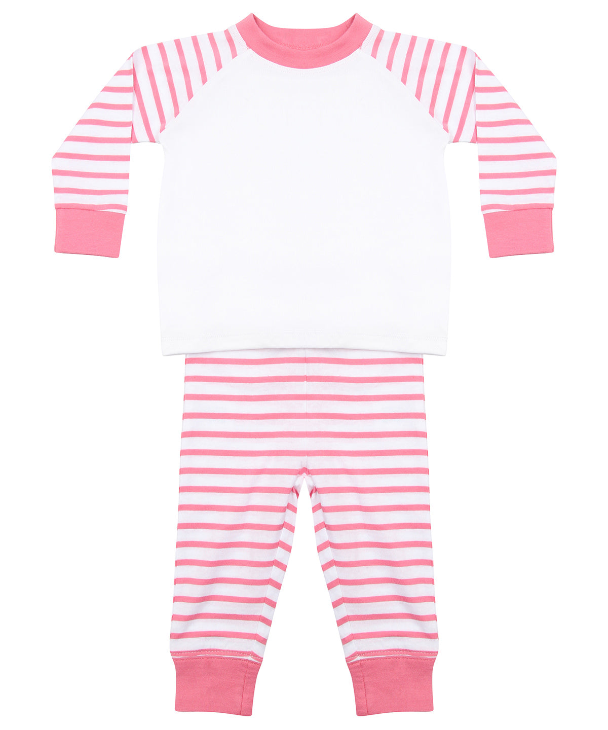 Striped pyjamas | pink stripe/white