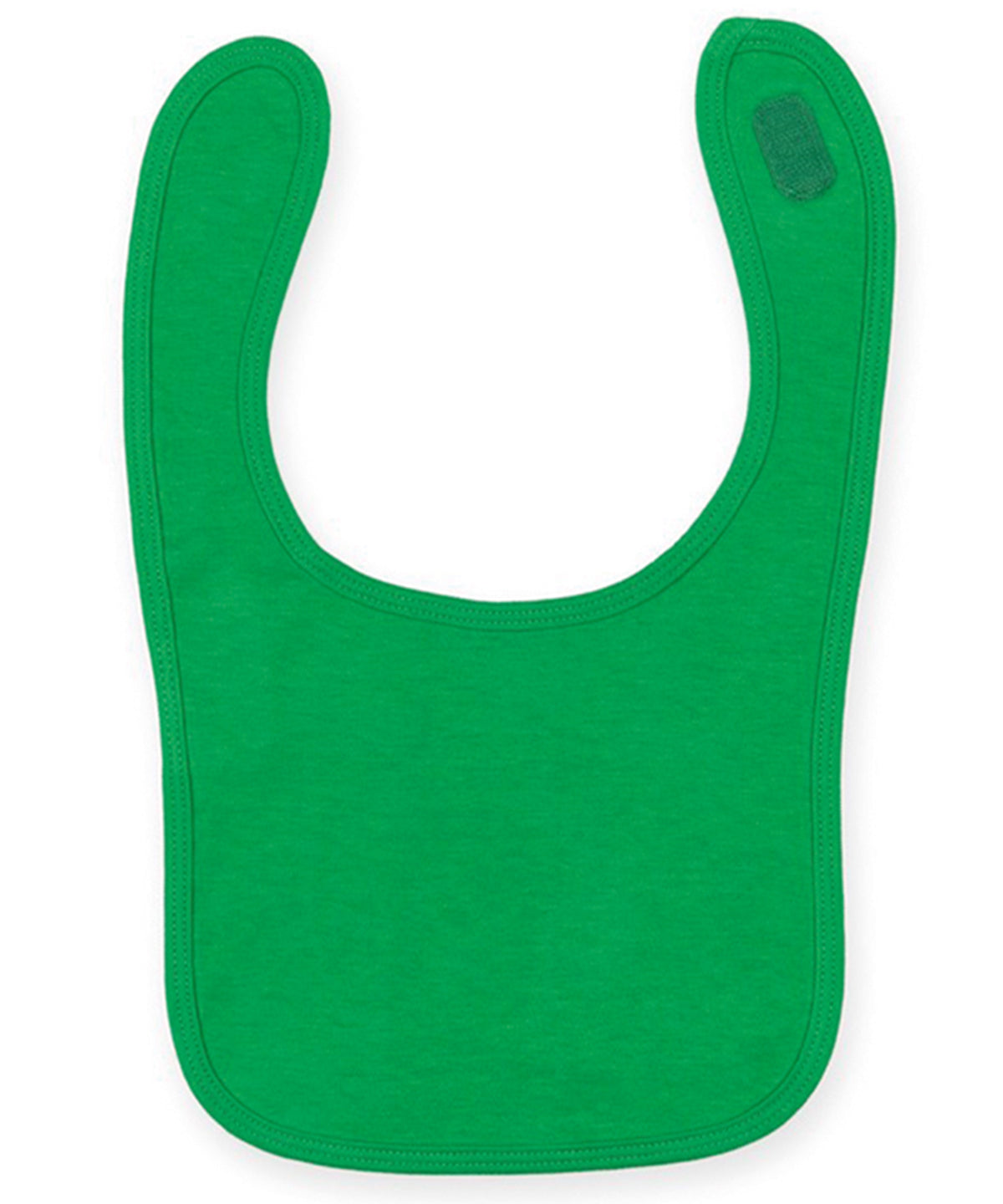 Plain and contrast bib | kelly