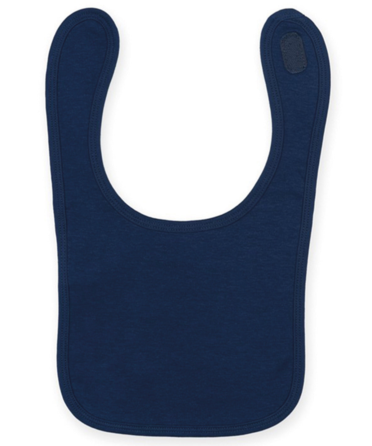 Plain and contrast bib | navy