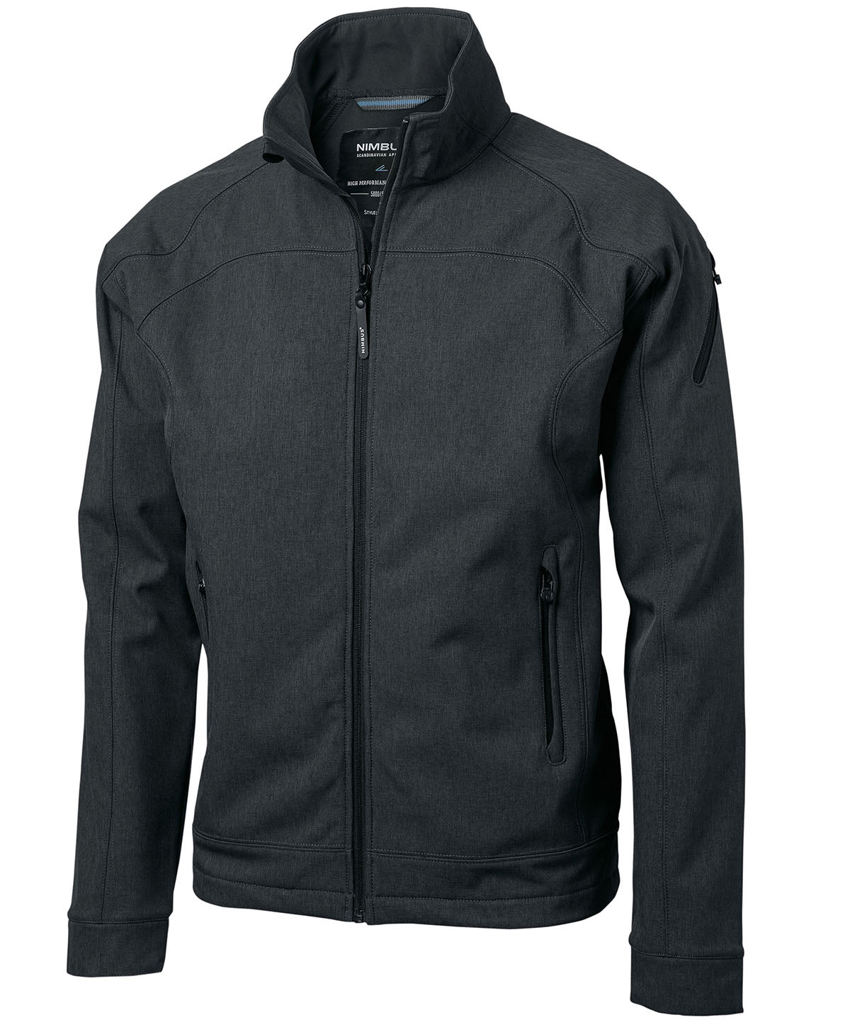 Duxbury  fashionable performance softshell jacket | grey melange
