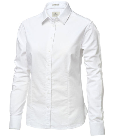 Womens Rochester  classic Oxford shirt | white