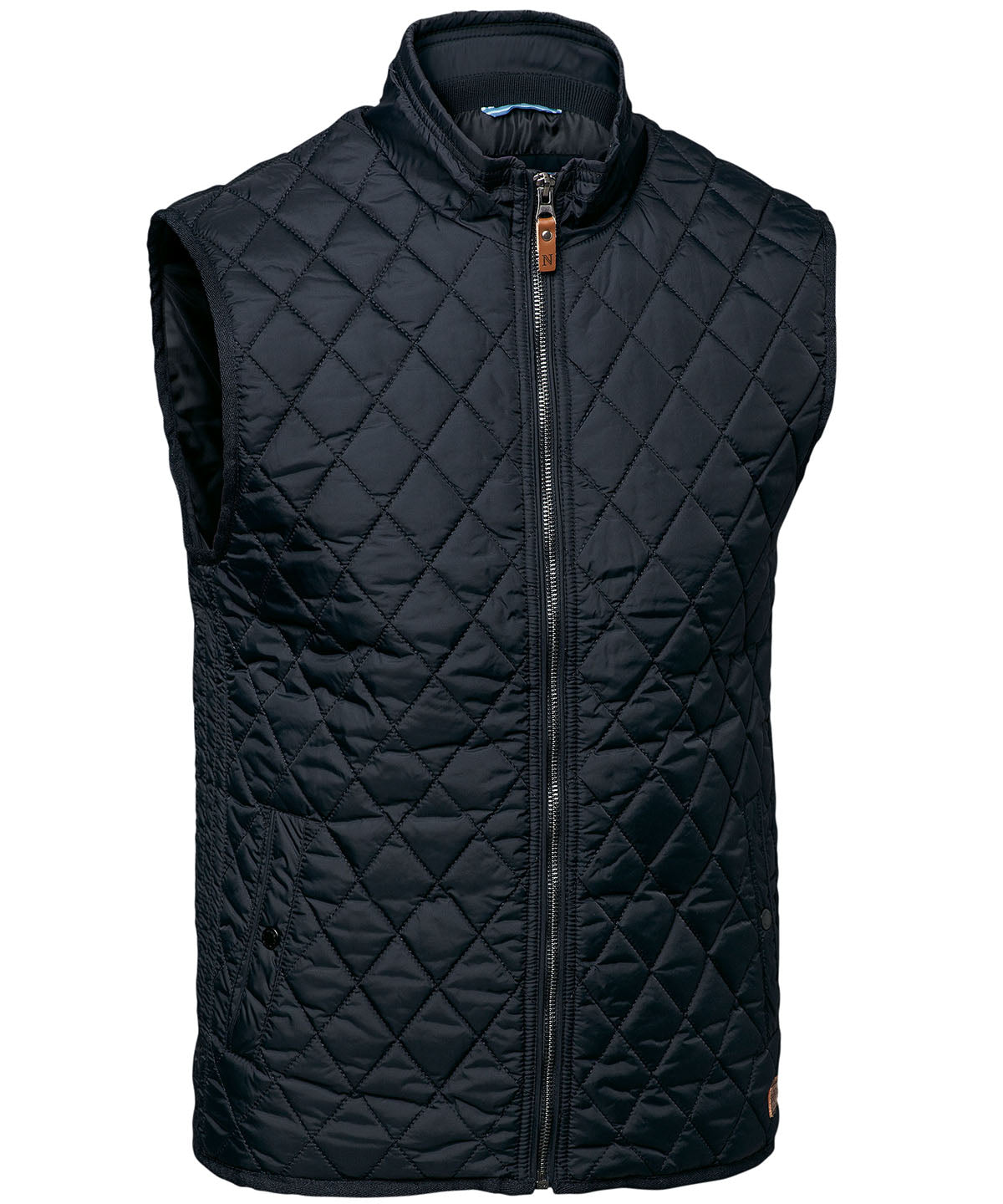 Camden  diamond quilted gilet | midnight blue