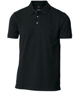 Harvard classic  stretch deluxe polo | black