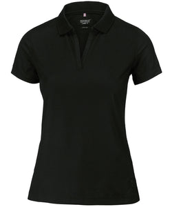 Womens Clearwater  quick-dry performance polo | black
