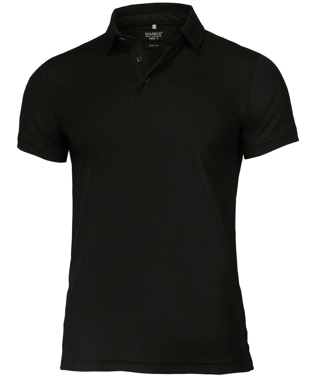 Clearwater  quick-dry performance polo | Black