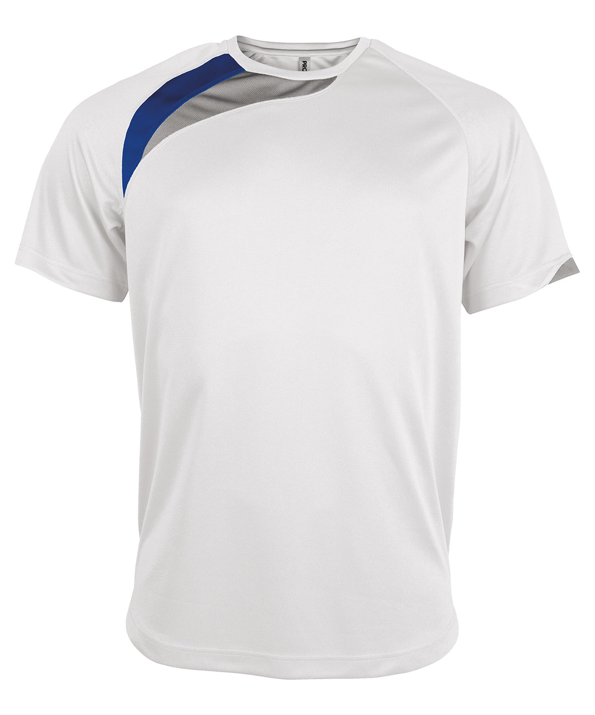 Adults short-sleeved jersey | White/Royal/Storm Grey