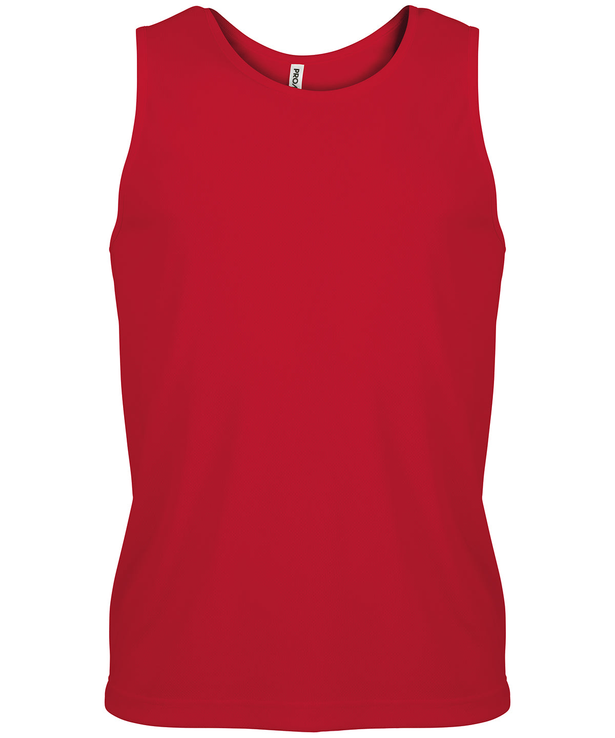 Mens sports vest | red