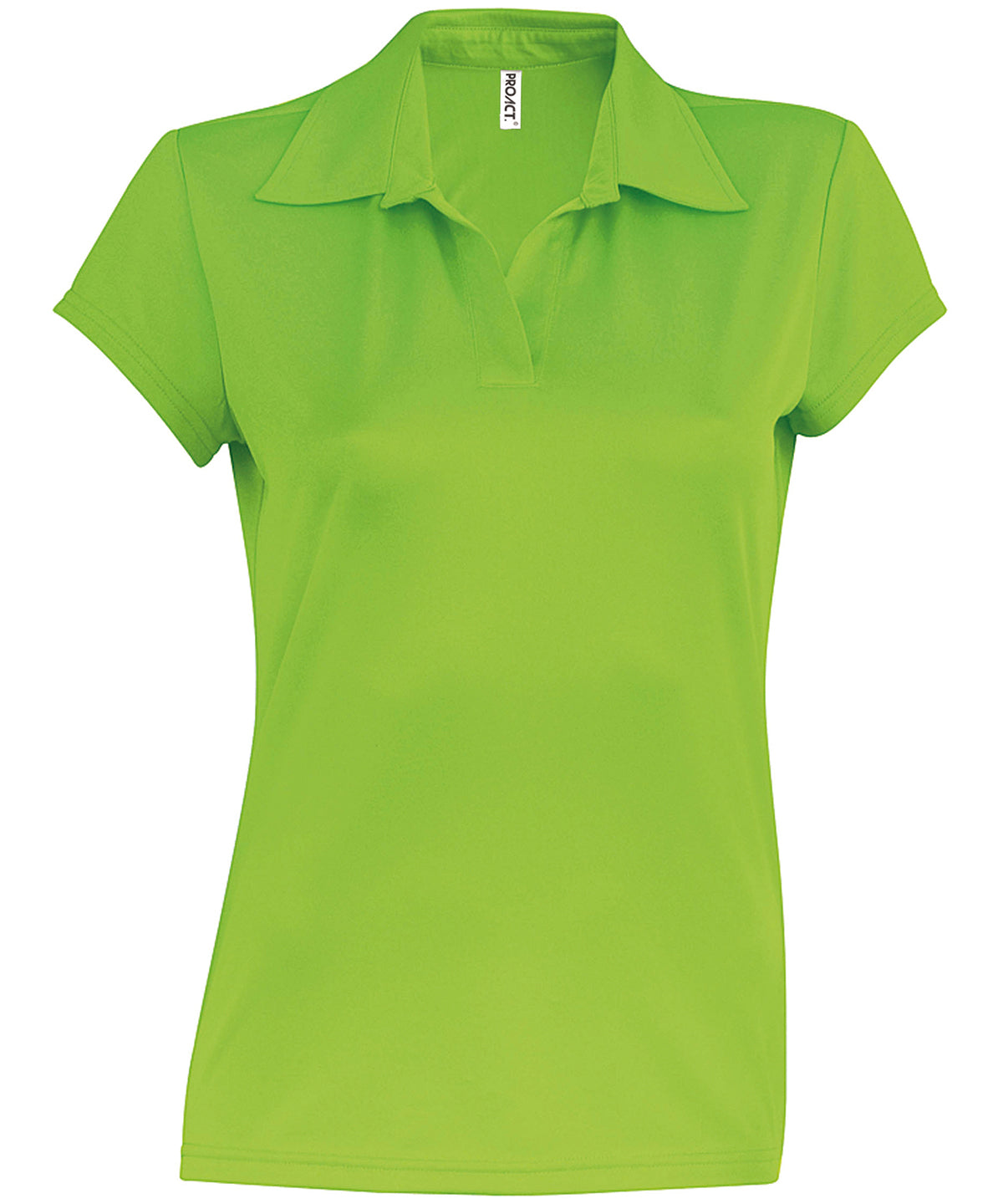 Ladies short-sleeved polo shirt | lime