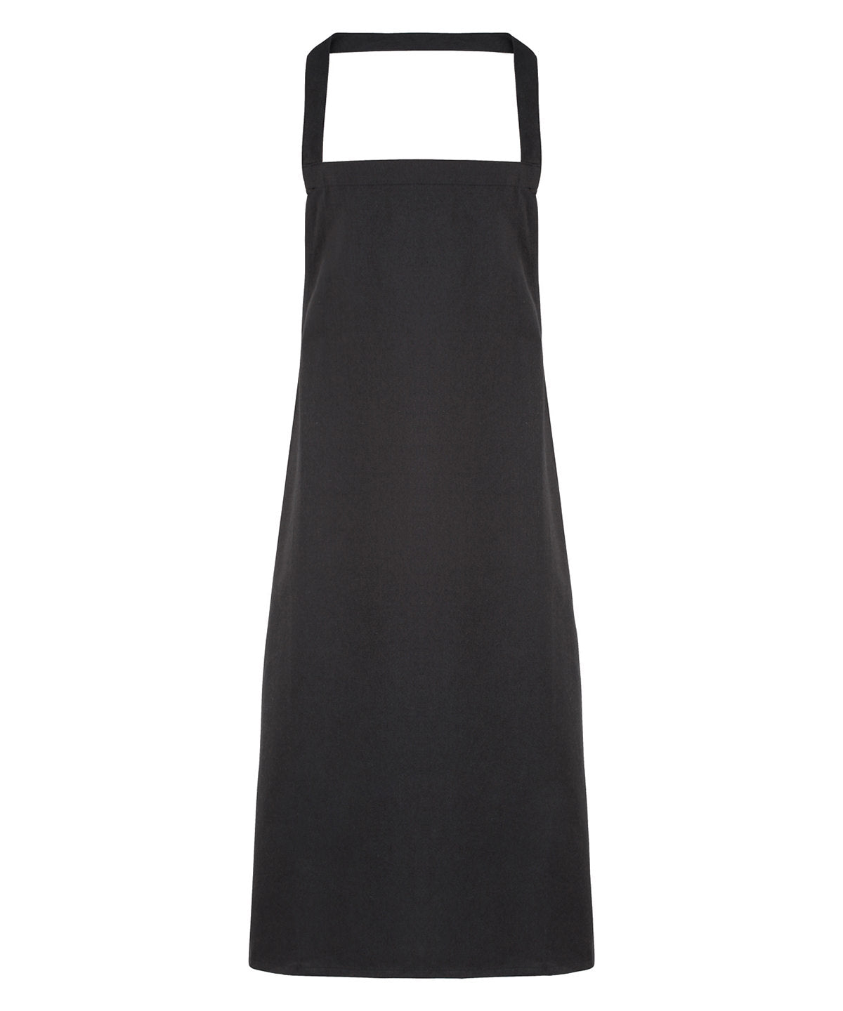 100 Organic Cotton Bib Apron | black