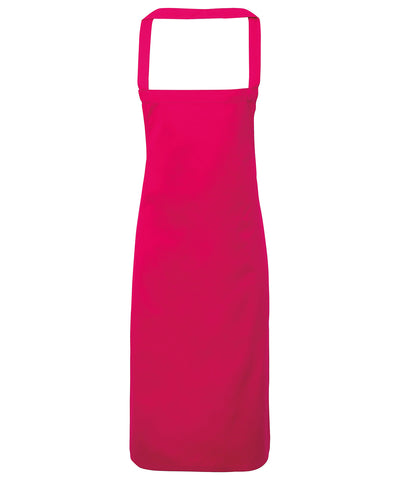 100 Organic Cotton Bib Apron | hot pink