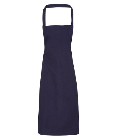 100 Organic Cotton Bib Apron | navy