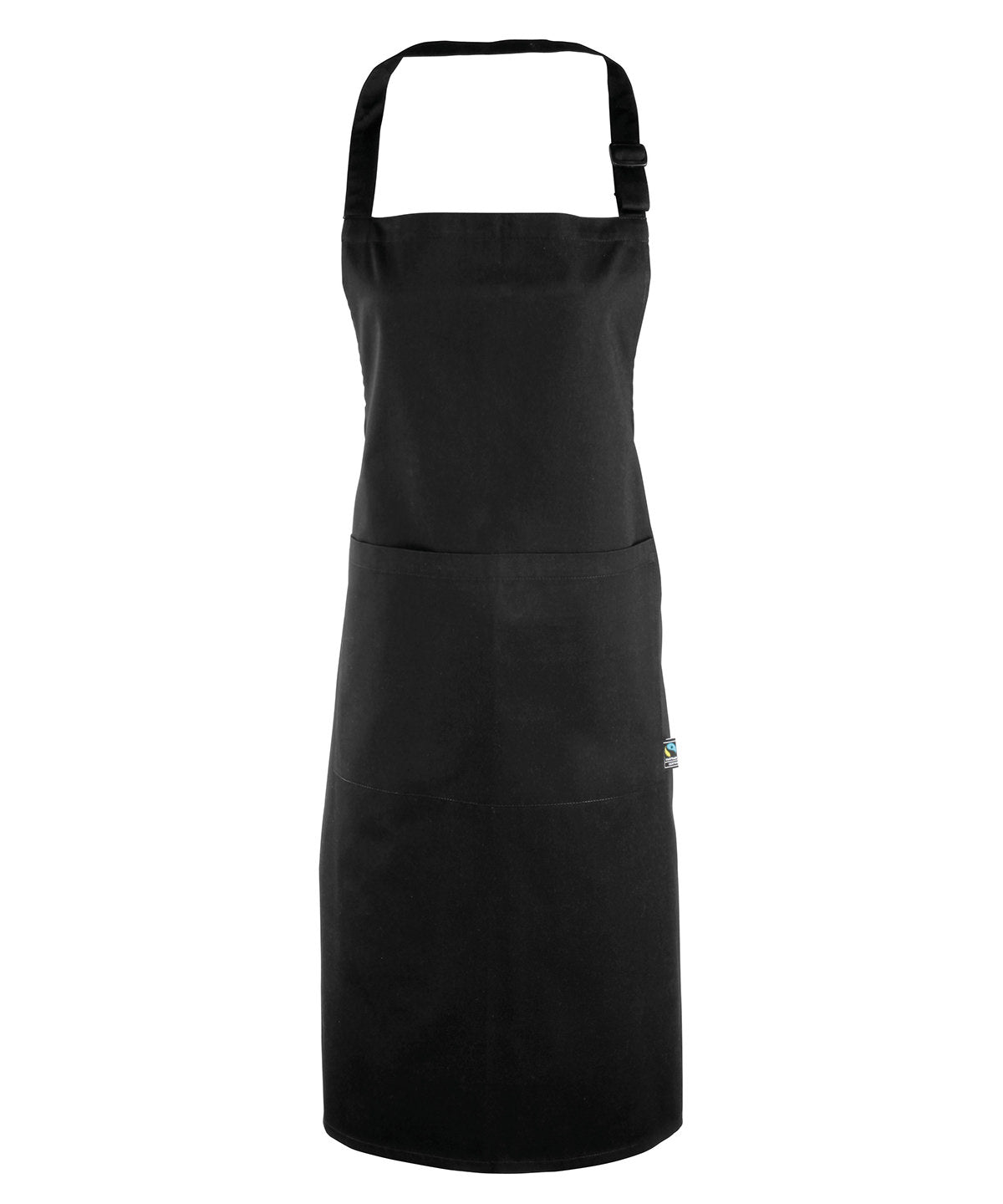 Cotton bib apron organic and Fairtrade certified | Black