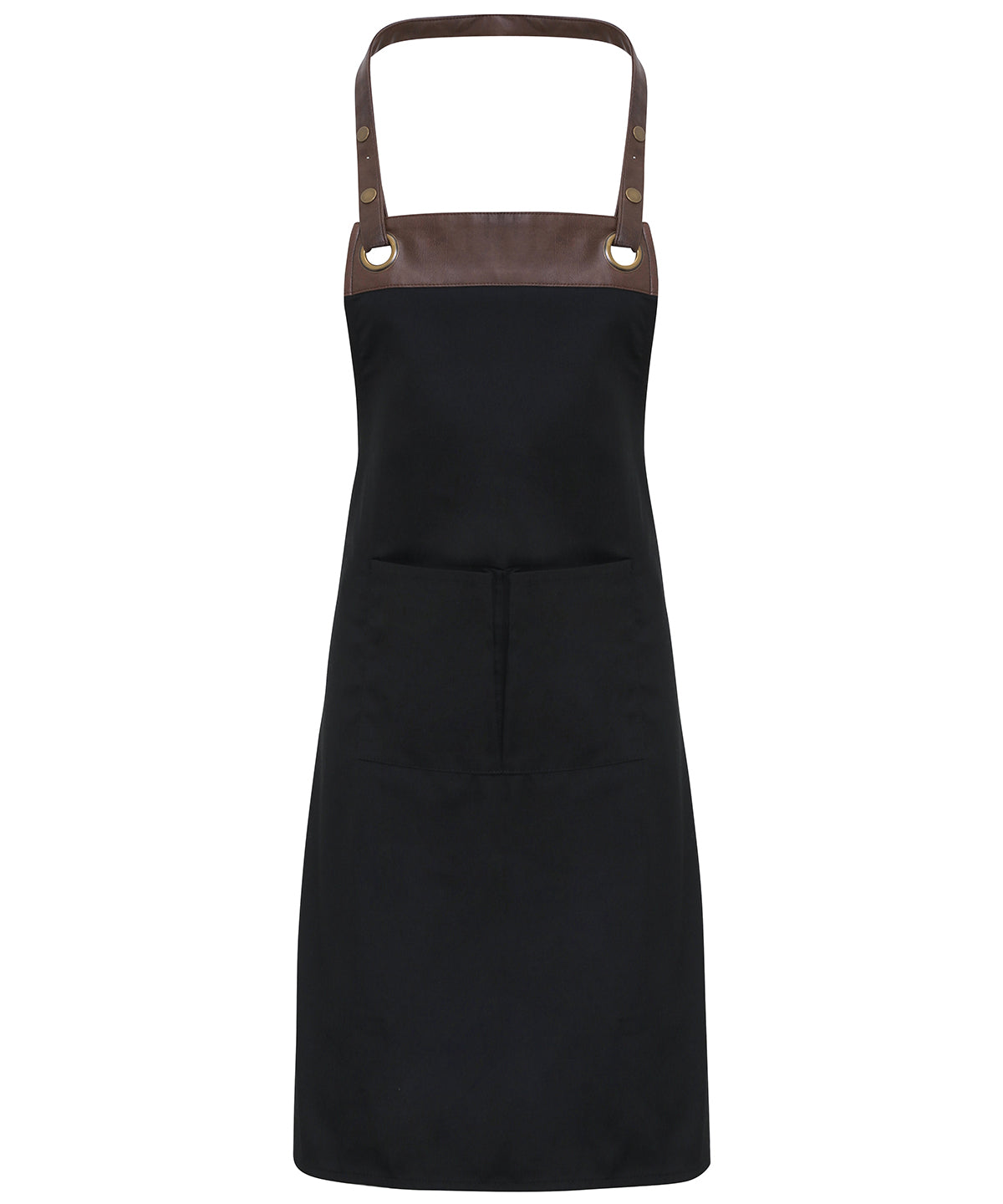 Espresso bib apron | Black/Brown