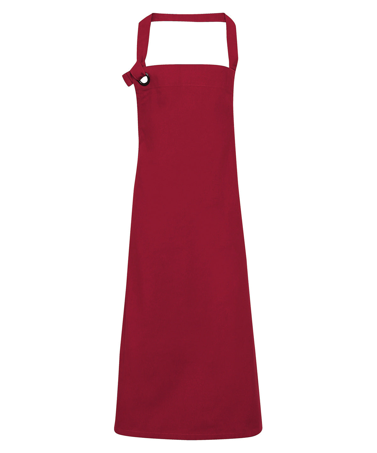 Calibre heavy cotton canvas bib apron | burgundy