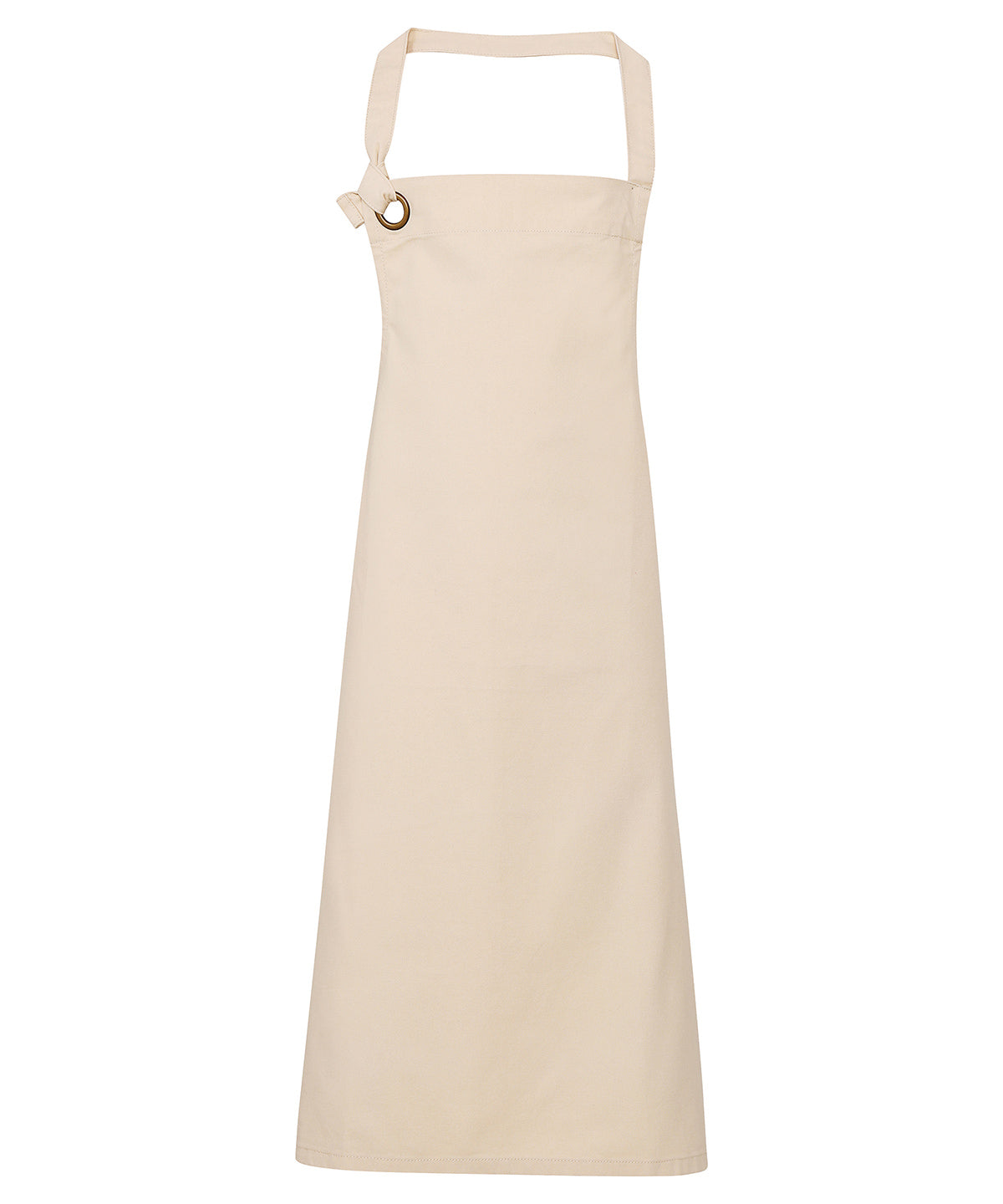 Calibre heavy cotton canvas bib apron | natural