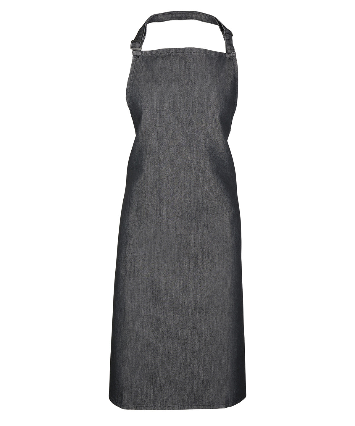Colours bib apron | black denim