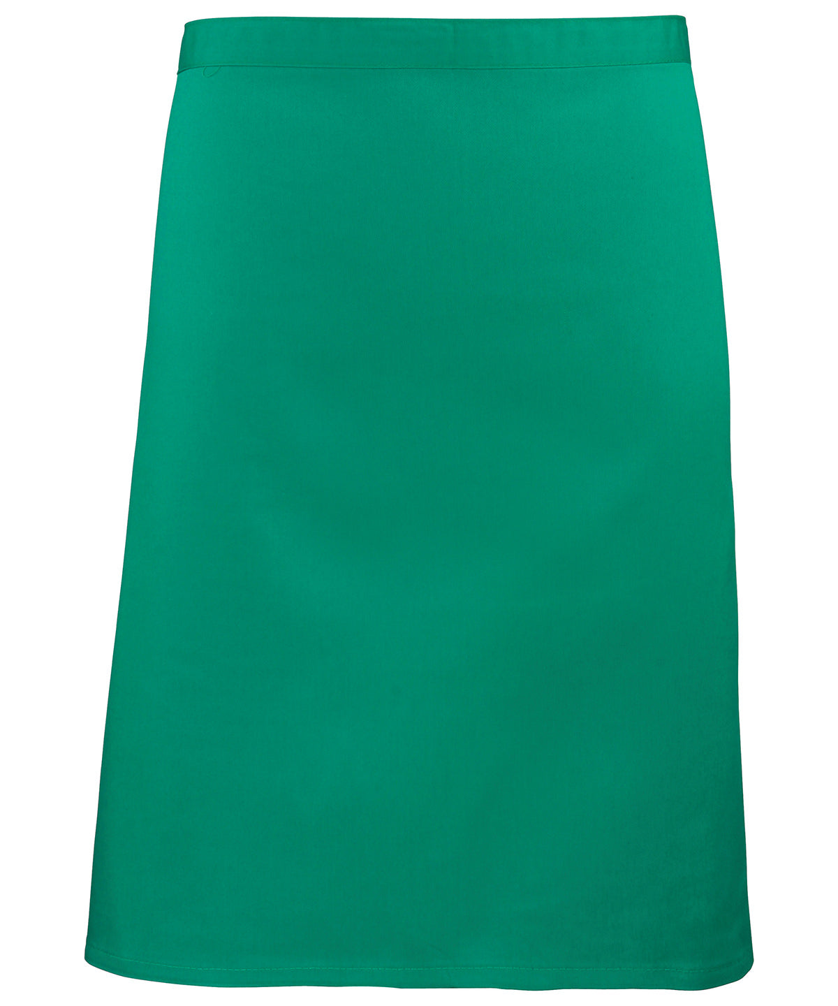 Colours mid-length apron | emerald