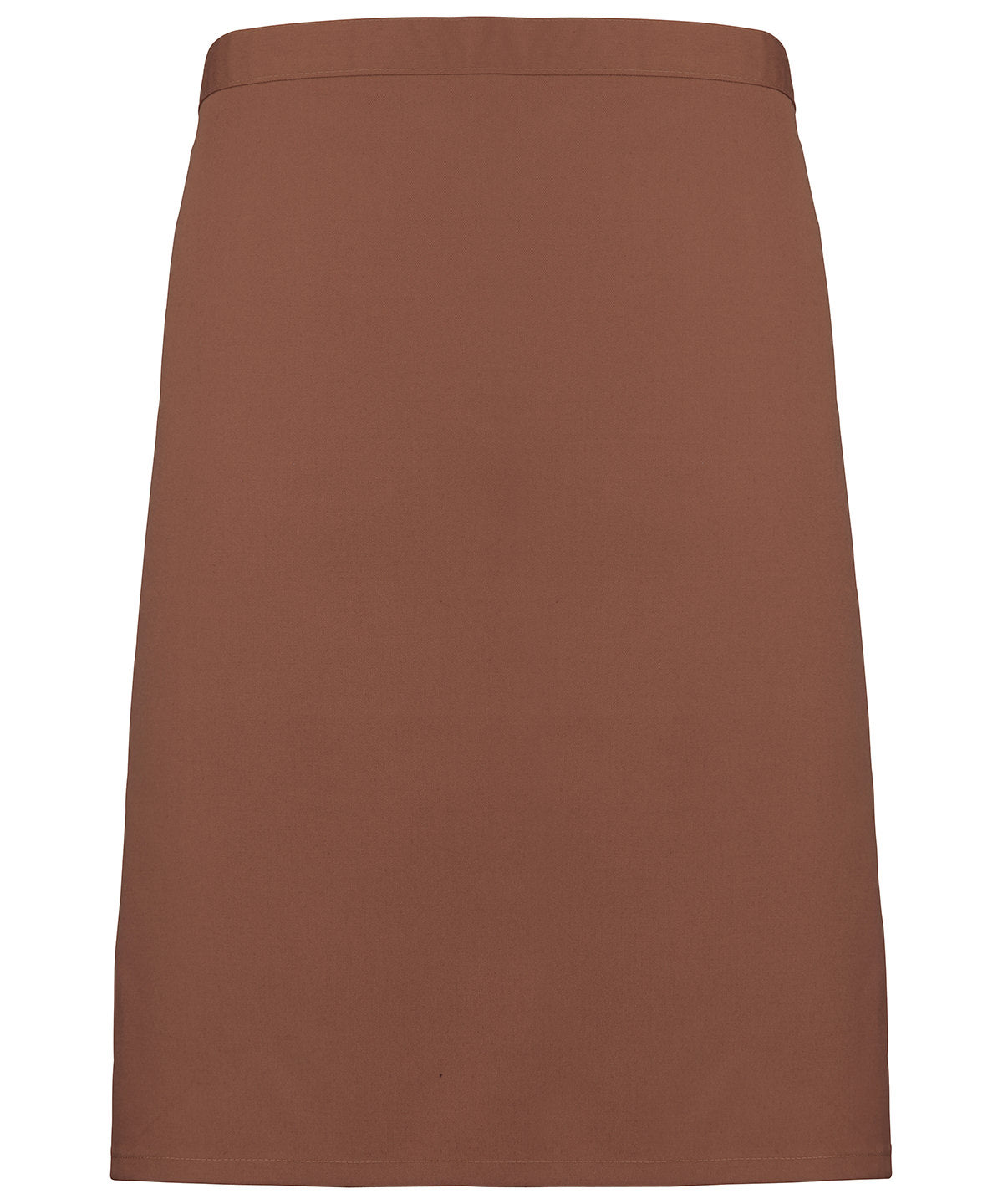 Colours mid-length apron | mocha