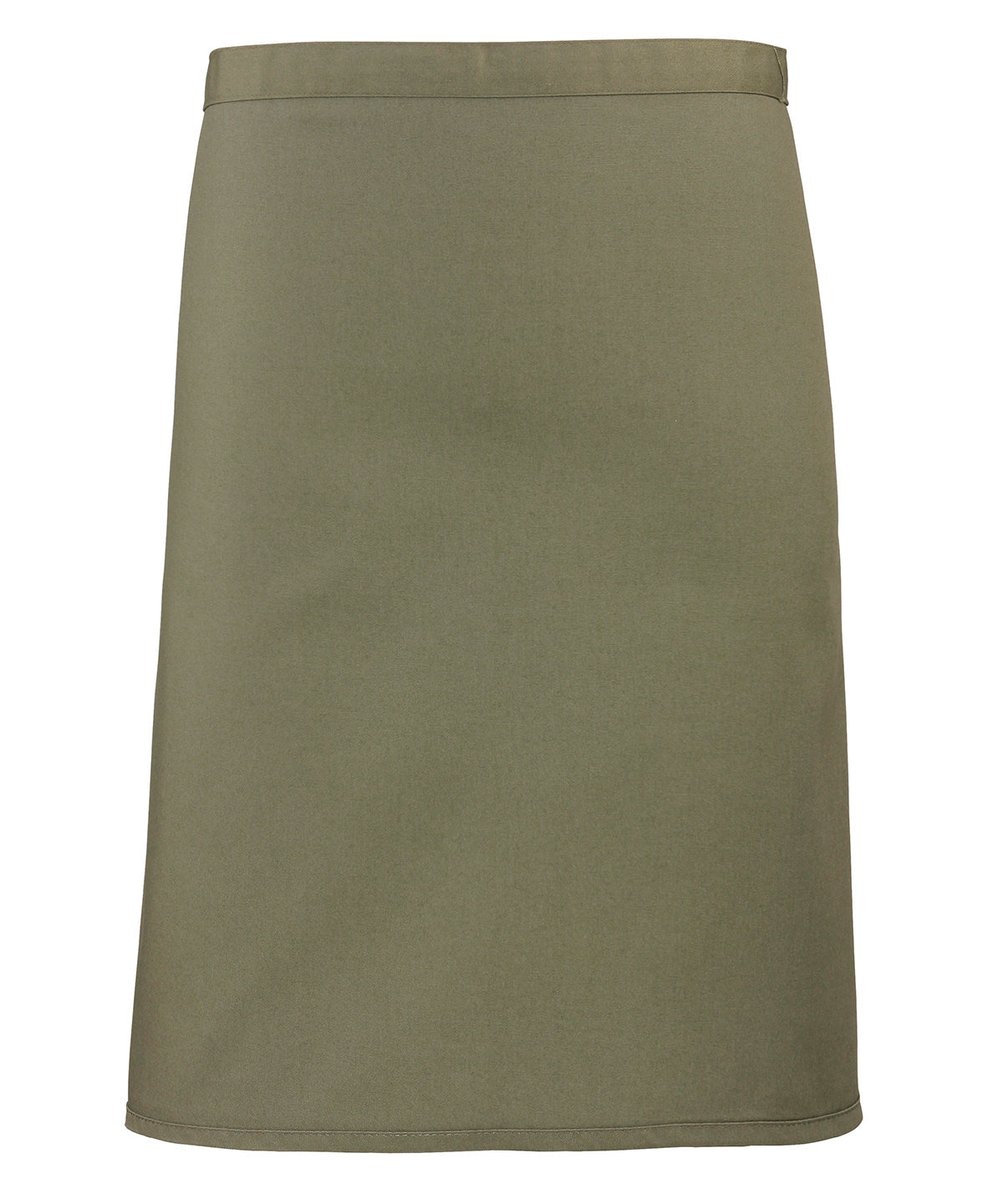 Colours mid-length apron | olive