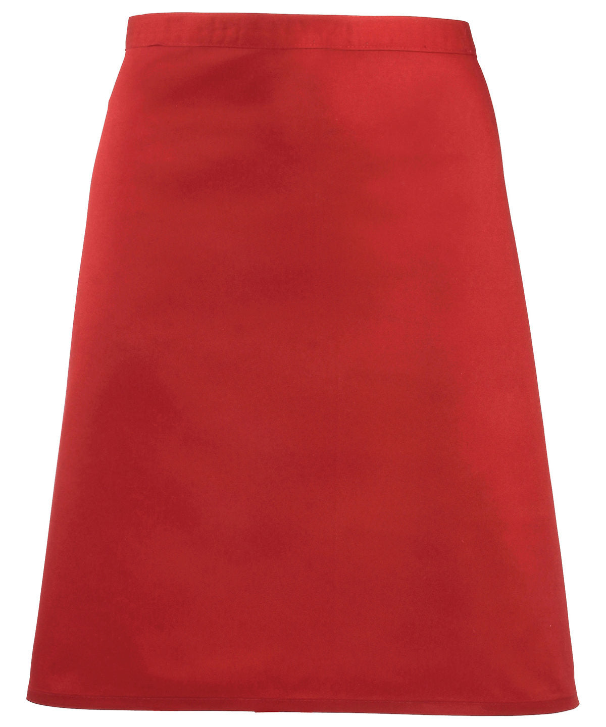 Colours mid-length apron | red
