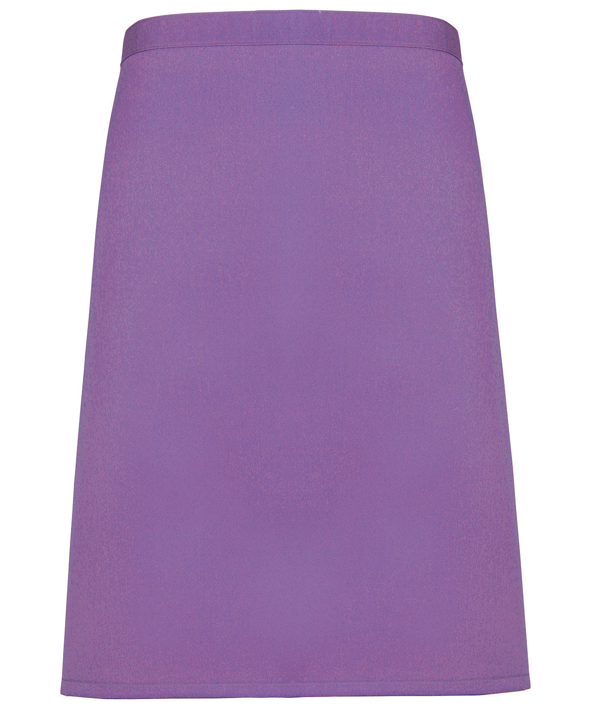 Colours mid-length apron | rich violet