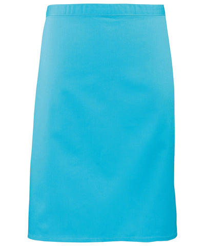 Colours mid-length apron | turquoise