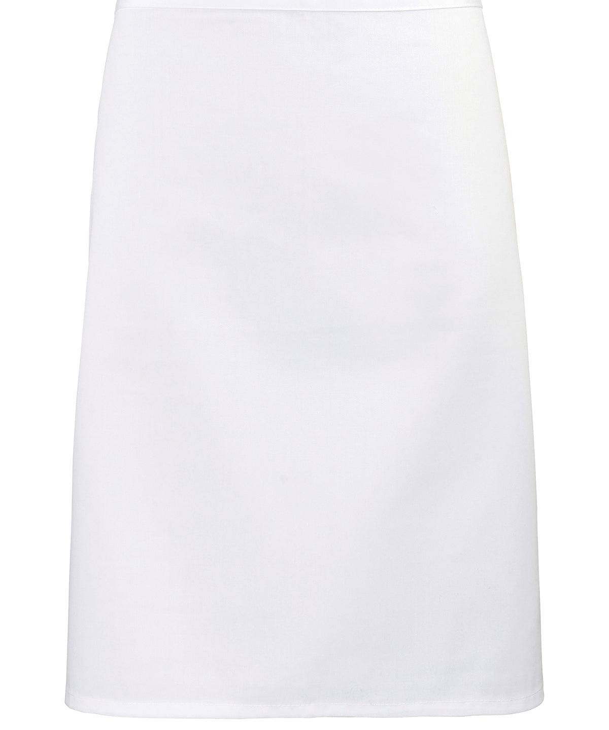 Colours mid-length apron | white