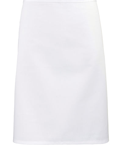 Colours mid-length apron | white