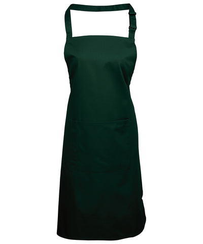 Colours bib apron with pocket | bottle