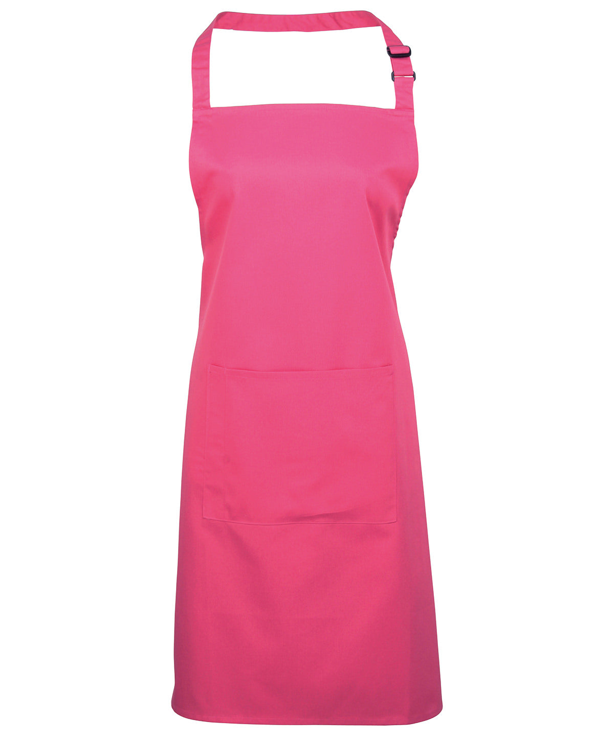 Colours bib apron with pocket | hot pink