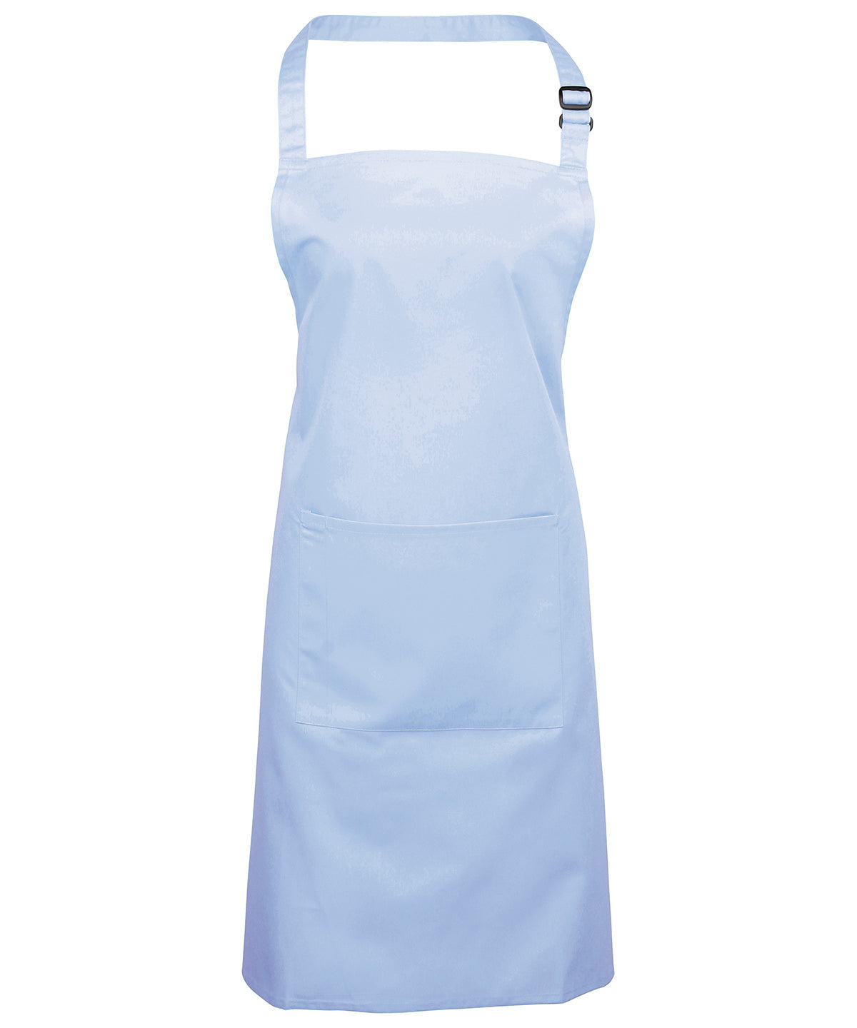 Colours bib apron with pocket | light blue