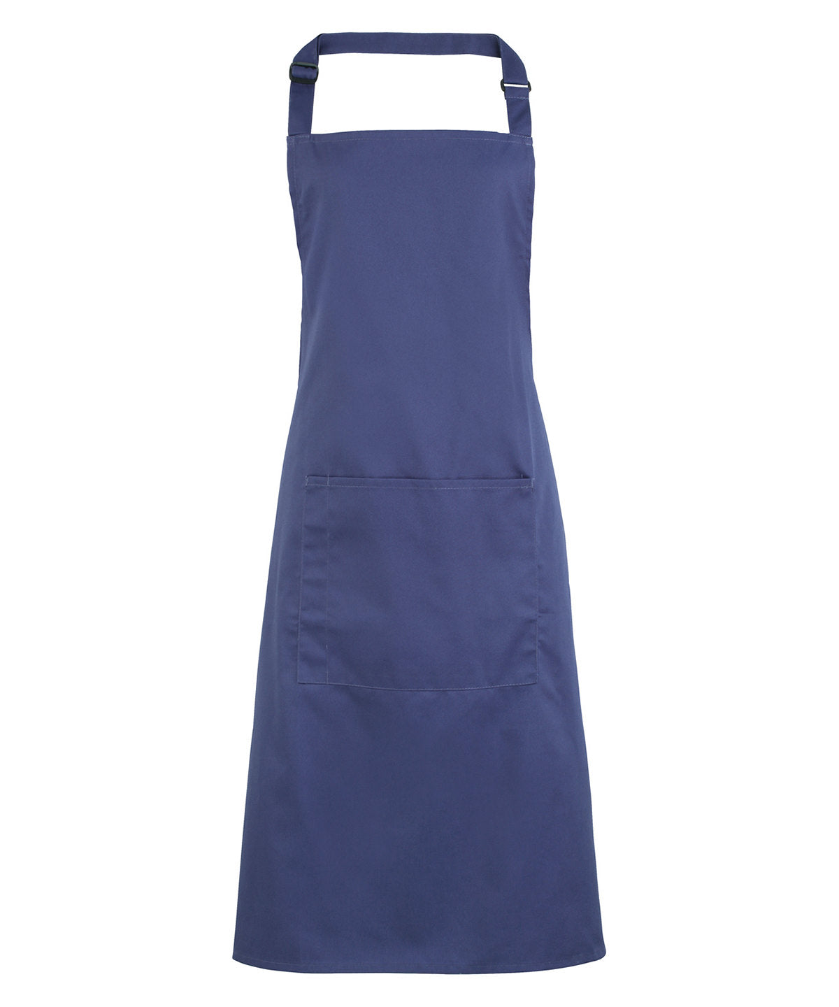 Colours bib apron with pocket | marine blue