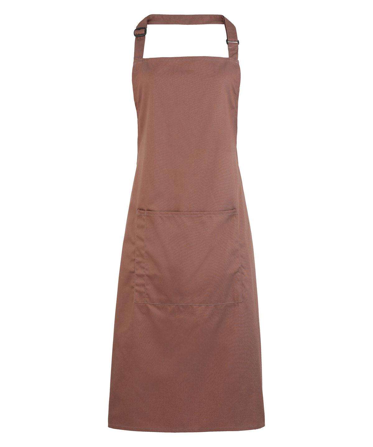 Colours bib apron with pocket | mocha