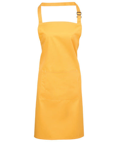 Colours bib apron with pocket | sunflower