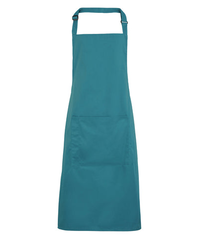 Colours bib apron with pocket | teal