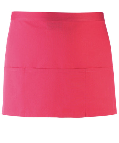 Colours 3-pocket apron | hot pink