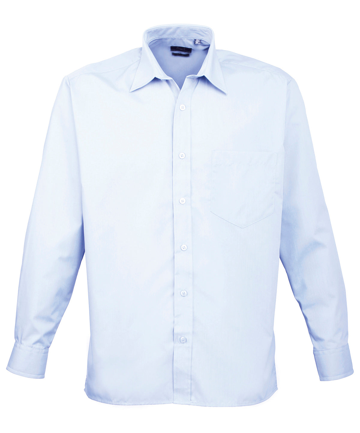 Long sleeve poplin shirt | Light Blue*