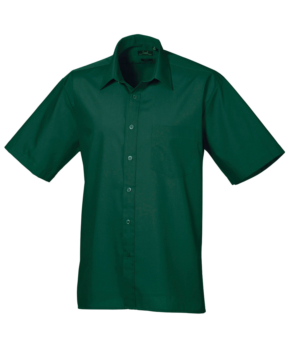 Short sleeve poplin shirt | Bottle