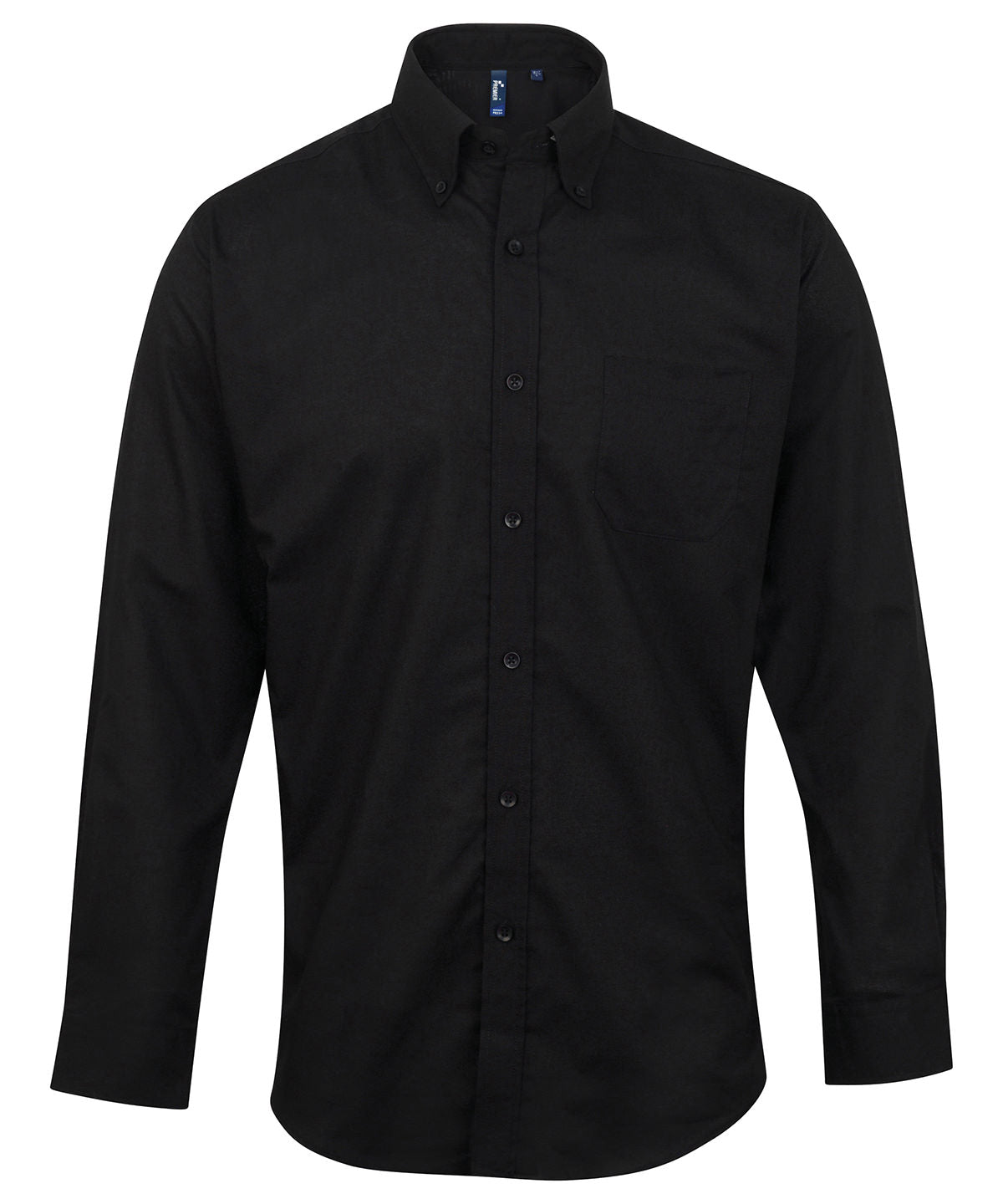 Signature Oxford long sleeve shirt | Black