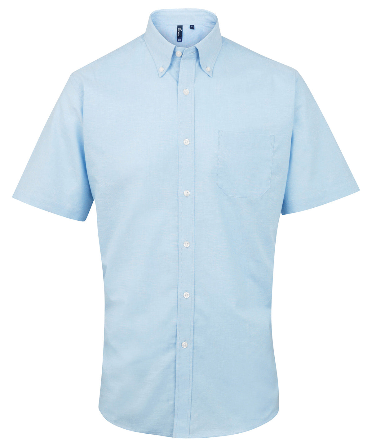 Signature Oxford short sleeve shirt | Light Blue