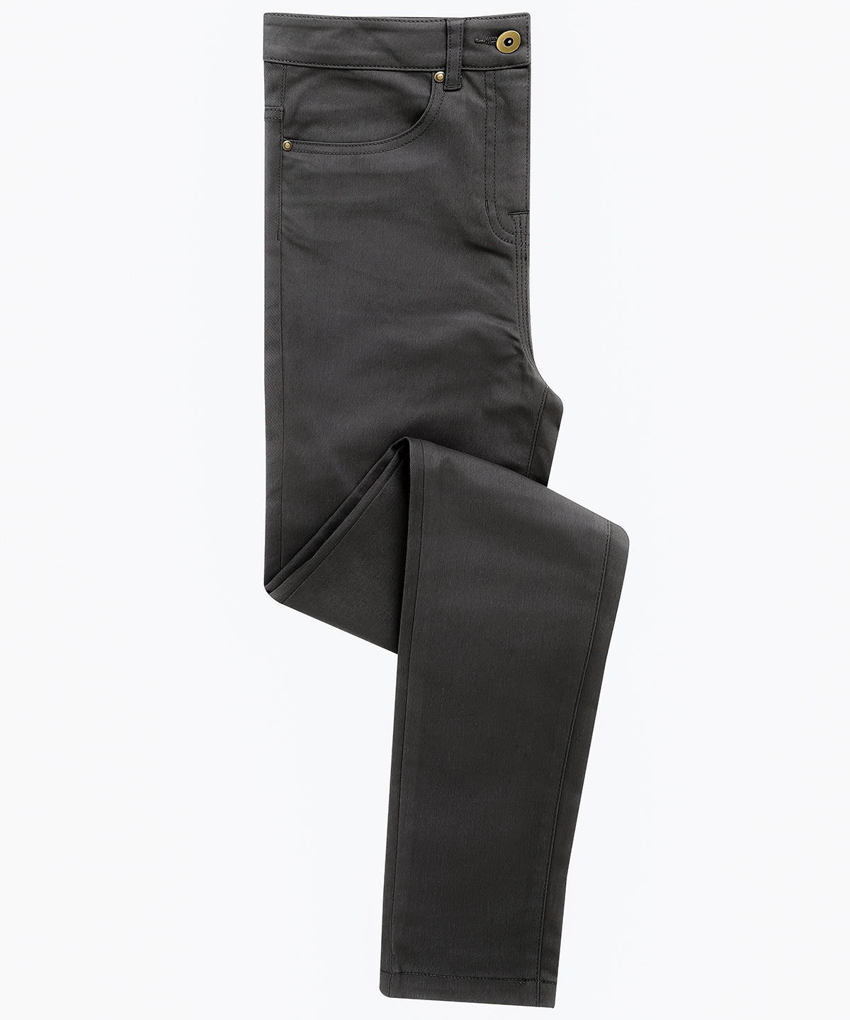 Womens performance chino jeans | charcoal
