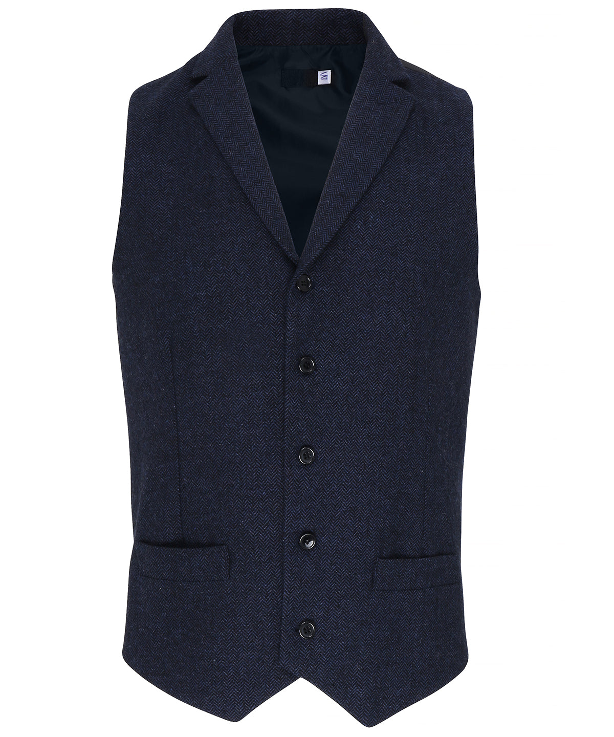 Herringbone waistcoat | navy