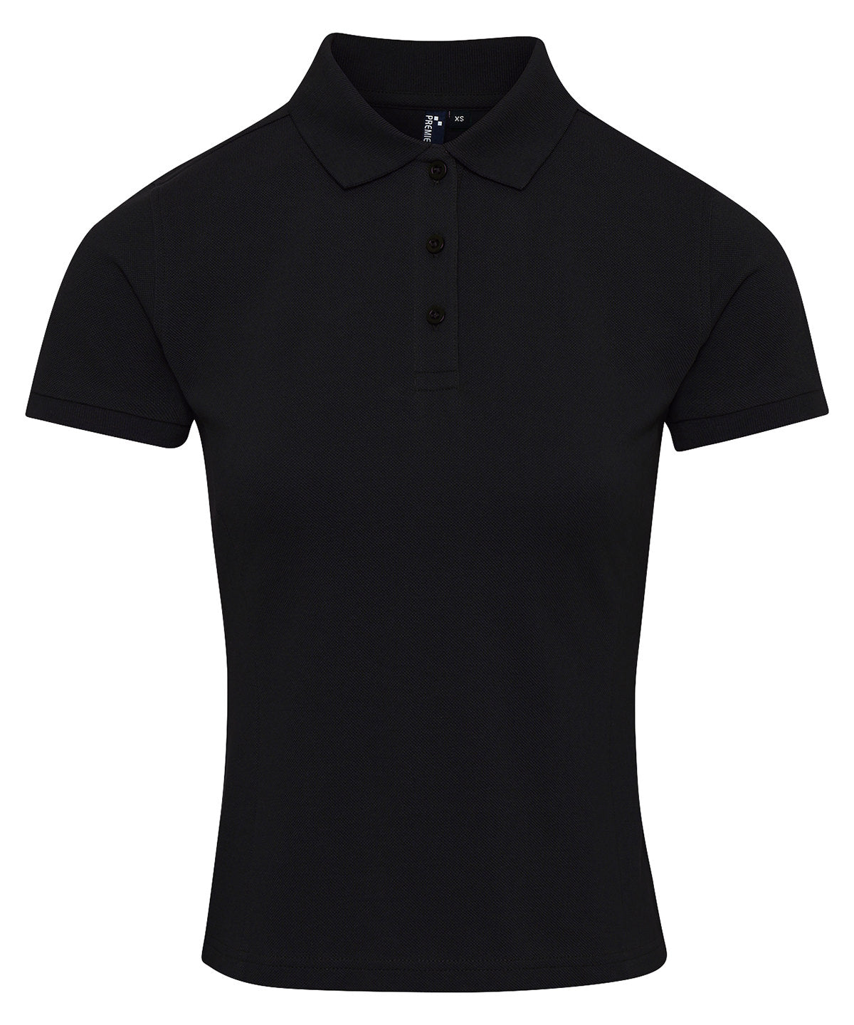 Womens Coolchecker® plus piqu polo | Black