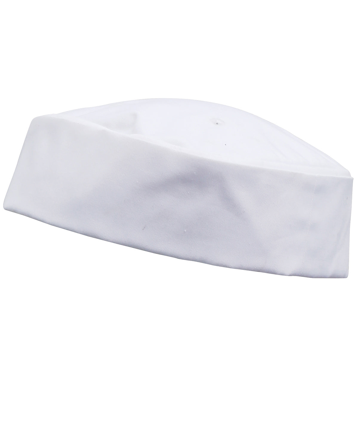 Turn-up chefs hat | white