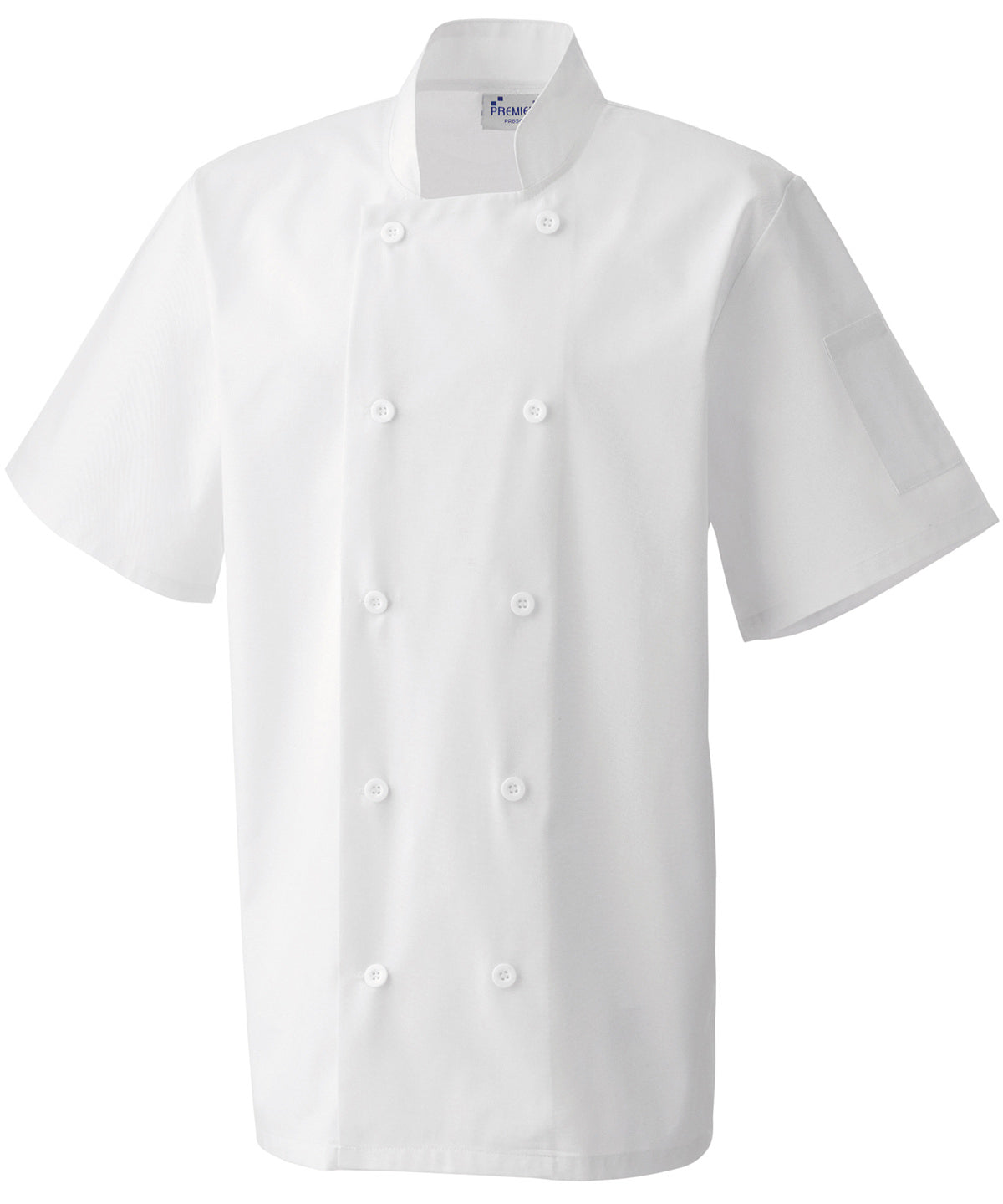 Short sleeve chefs jacket | white