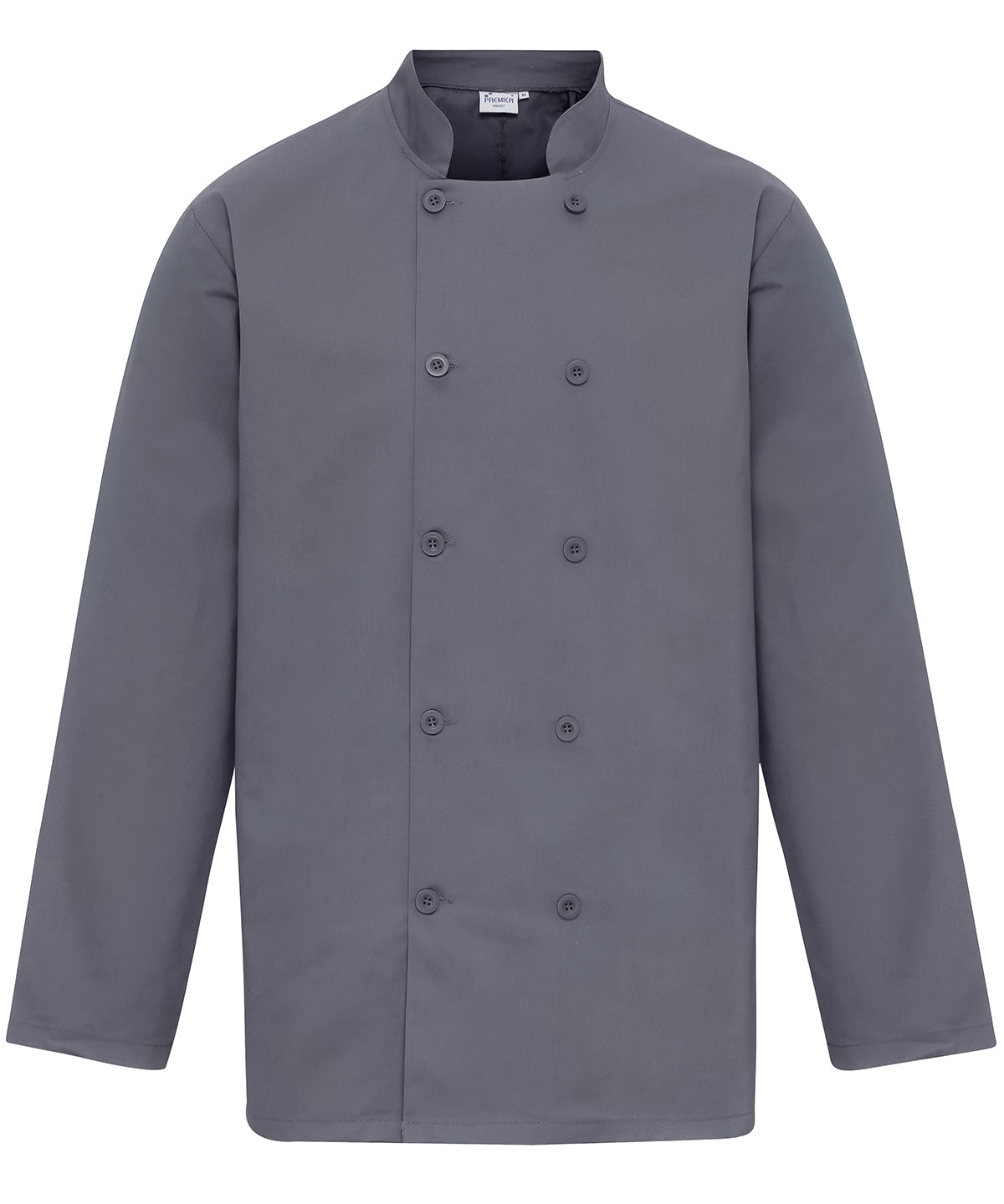 Long sleeve chefs jacket | steel