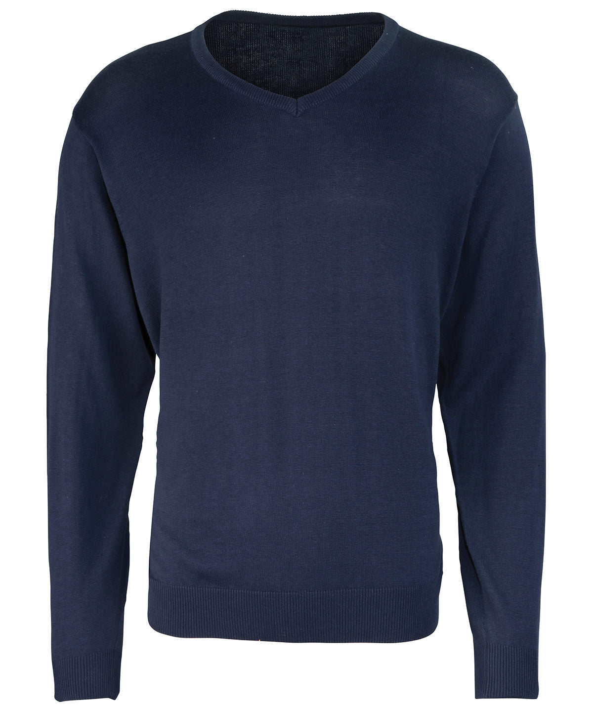 V-neck knitted sweater | navy