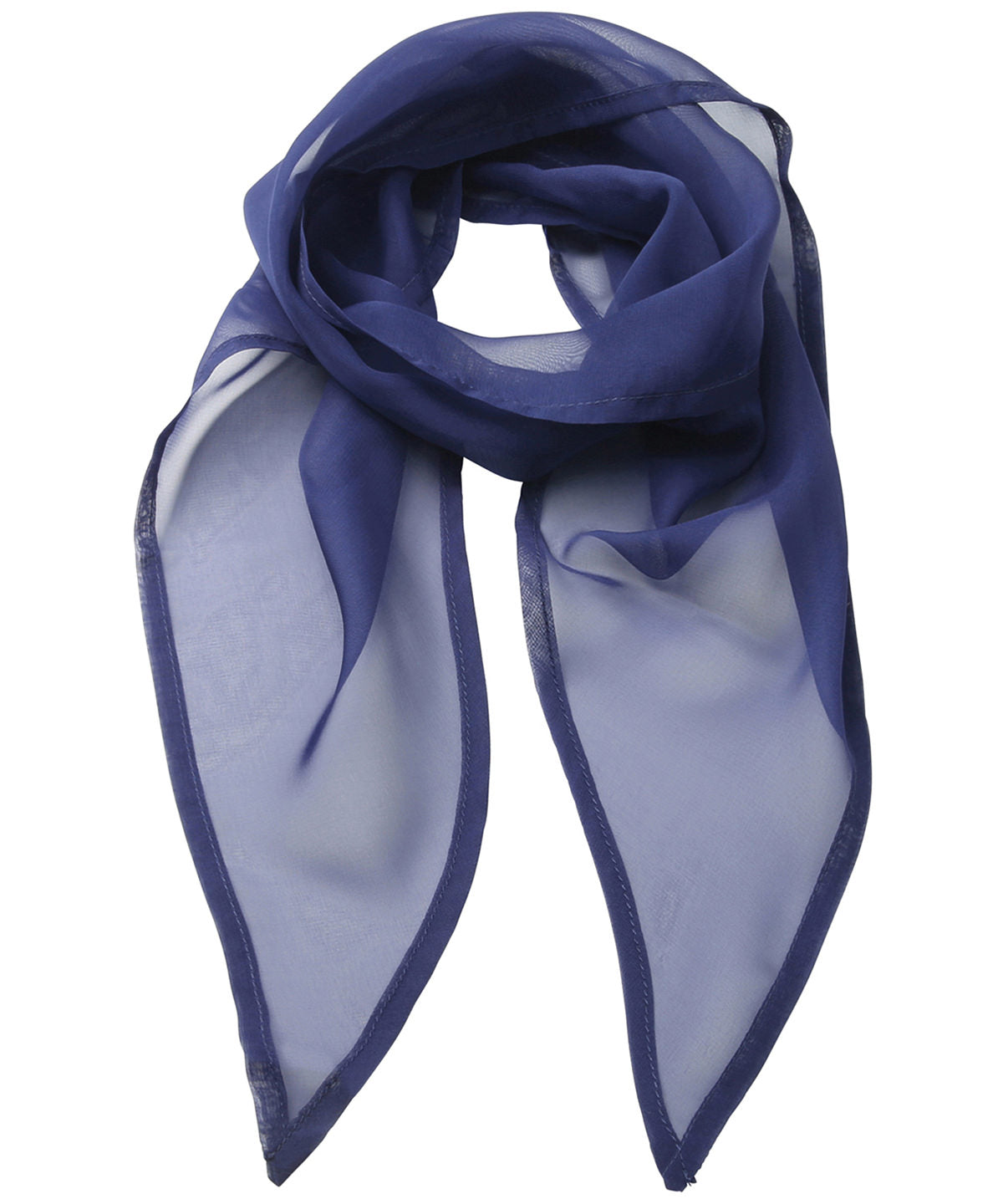 Colours Chiffon scarf | marine blue