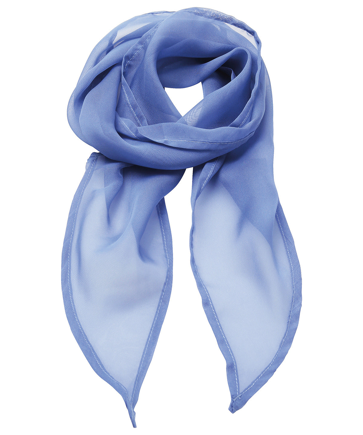 Colours Chiffon scarf | mid blue